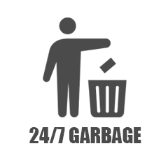 敷地内ゴミ置き場(24時間利用可)