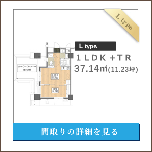 Iタイプ、１LDK、間取りの詳細を見る